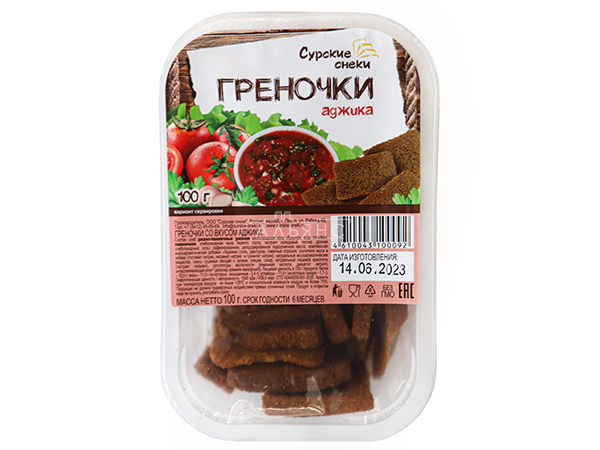 Сурские гренки с Аджикой (100 гр) в Давыдово