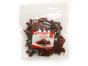 Щука (бабочка) холодного копчения: Говядина вяленая (строганина)