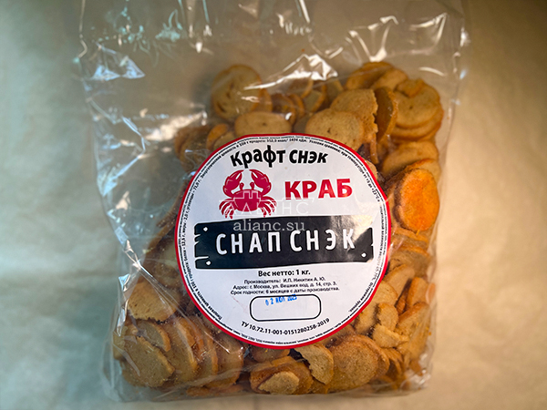 Снапсы ПШЕНИЧНЫЕ "Краб" в Давыдово