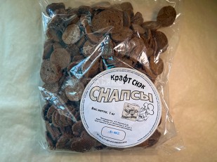 ФЛИНТ Гренки чеснок: СНАПСЫ гренки со вкусом холодец и хрен