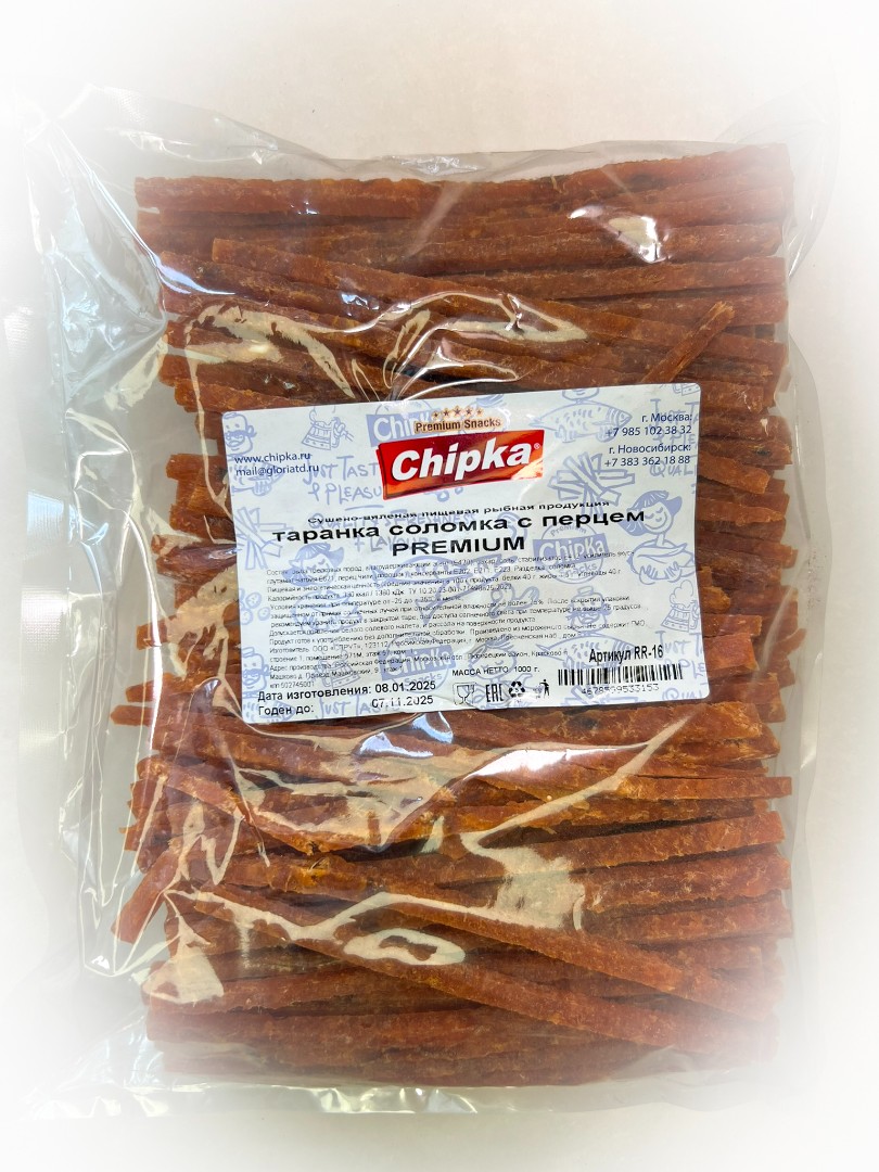 Таранка с перцем (соломка) (Chipka ПРЕМИУМ) в Давыдово