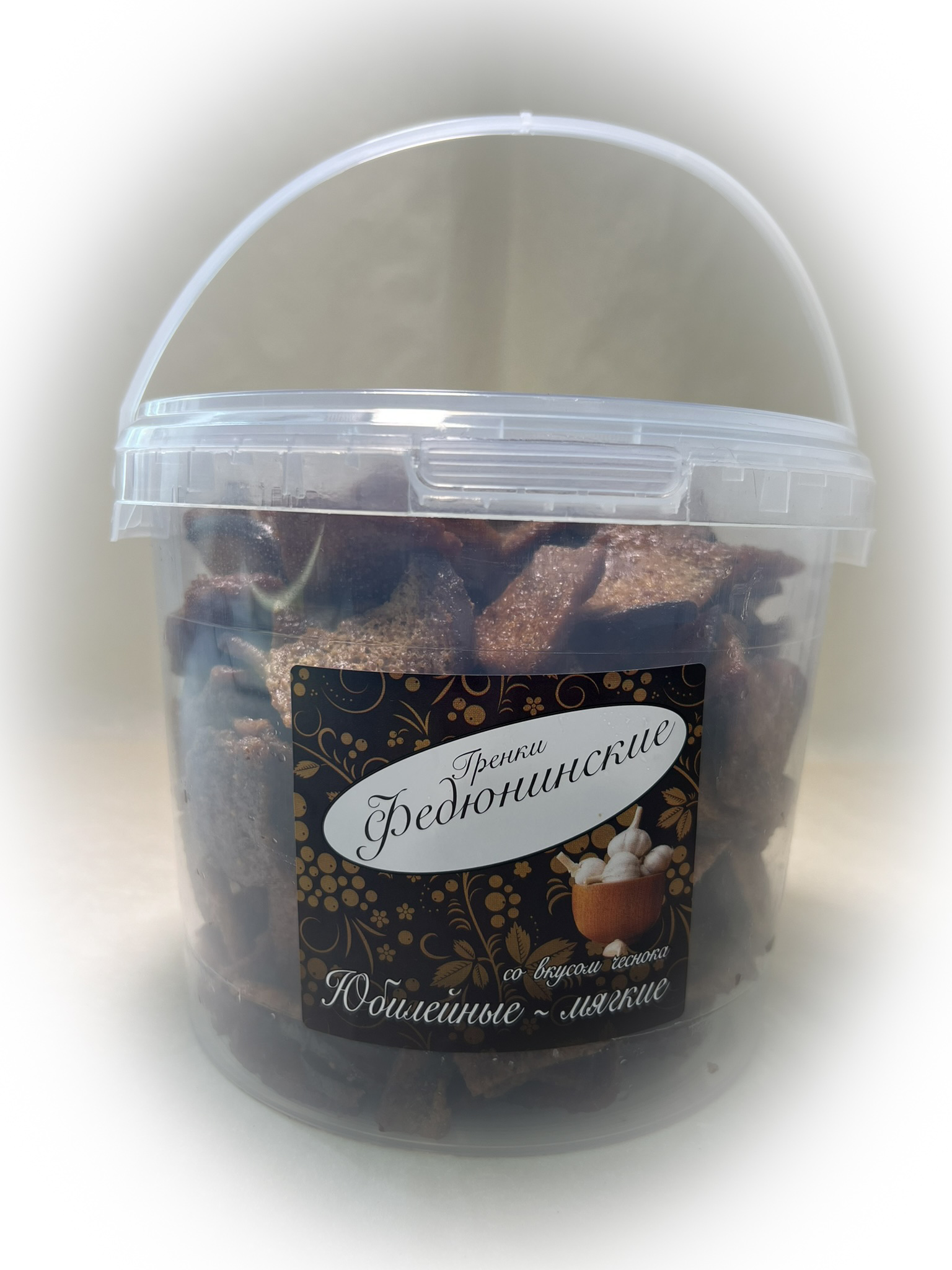 Гренки "ФЕДЮНИНСКИЕ" "Чеснок" (ведро 900 гр.) в Давыдово