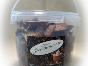 Икра кефали вяленая: Гренки 