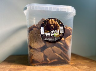 Сыр к пиву: Ведро Ржаные гренки со вкусом Сметана зелень (1 кг)