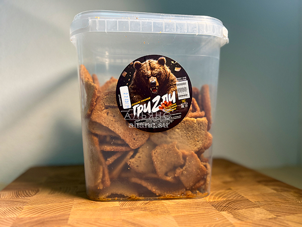 Ведро Ржаные гренки со вкусом Крылышки Барбекю (1 кг) в Давыдово