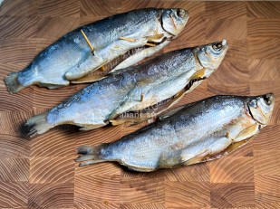 Щука (бабочка) холодного копчения: Пелядь вяленая крупная потрошеная