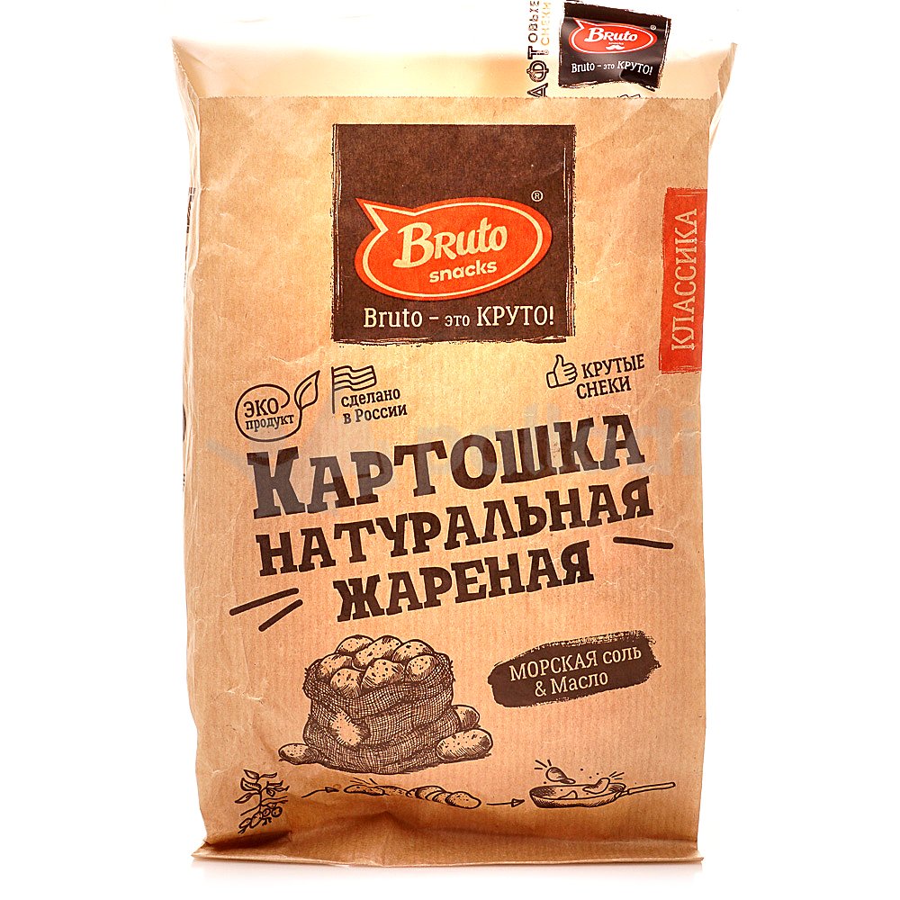 Картофель «Бруто» с солью 70 гр. в Давыдово