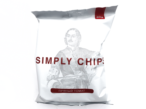 Картофельные чипсы "Simple chips" Пряный томат 80 гр. в Давыдово